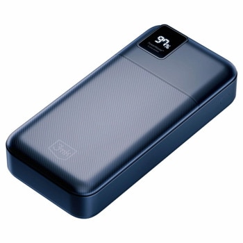 Външна батерия/power bank/ 3MK PowerHouse (PB-20-225W), 20 000mAh, черна, USB-C, 2xUSB-A, QC 3.0, 22.5W | JAR Computers 3MK PowerHouse PB-20-225W