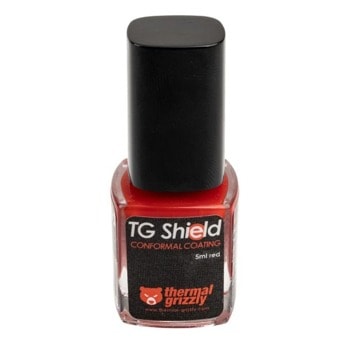 Защитен лак Thermal Grizzly Shield, 5ml, червен | JAR Computers Thermal Grizzly Shield 5ml TG-ASH-050-RT