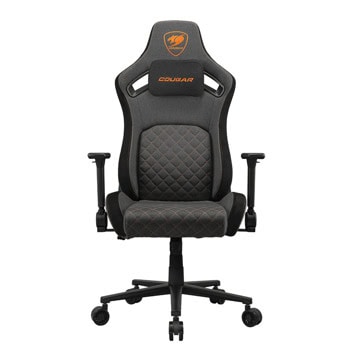 Геймърски стол Cougar Gaming Defensor Gray F, до 120kg, Class 4 газов амортисьор, 4D регулируеми подлакътници, лумбална опора, сив | JAR Computers Cougar Gaming Defensor Gray F CGR-DFF-GRB