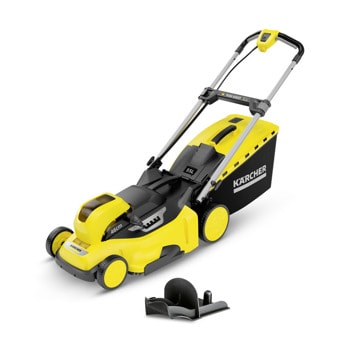 Акумулаторна косачка Karcher LMO 36-46, 46 см. широчина на косене, безчетков мотор, 20 - 70 мм височина на косене, жълта | JAR Computers Karcher LMO 36-46