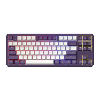 Клавиатура Dark Project ALU87A Violet, механична, G3MS Sapphire суичове, гейминг, RGB подсветка, N-Key Rollover, лилава, USB | JAR Computers Dark Project ALU87A Violet DPKB_VIOLET_87_ANSI