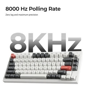 keychron q1 ultra 8k black silk pom switch red | JAR Computers keychron q1 ultra 8k black silk pom switch red
