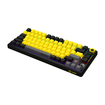 Lorgar KBP7075W Black/Yellow LRG-KBP7075W-YL-US