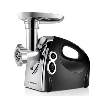 Месомелачка Crown MTG-4512HB, функция обратен ход, нож от неръждаема стомана, 1200W, черна | JAR Computers Crown MTG-4512HB