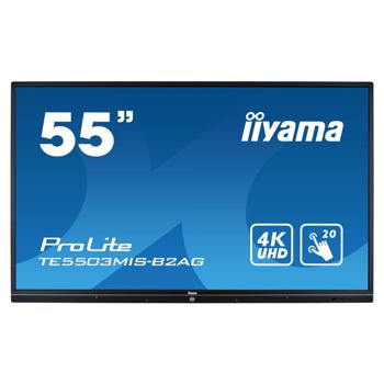 Интерактивен дисплей IIYAMA TE5503MIS-B2AG, 55" (139.7 cm) 4K/UHD LED дисплей, HDMI, VGA, USB image