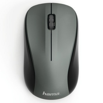 Mишка Hama MW-300, оптична, безжична, 1200dpi, 3 бутона, 2.4 GHz, USB, сиво-черна image