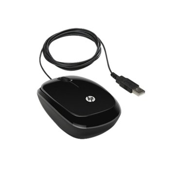 HP X1200 Wired Black Mouse