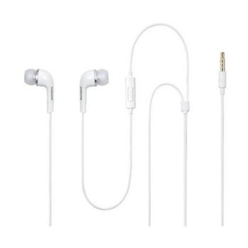Слушалки Samsung EHS64 тип тапи, микрофон, бели | JAR Computers Samsung Headset EHS64 Wired, White