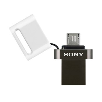 Памет 32GB USB Flash Drive, Sony USM32SA3W, Micro USB/USB 3.0, бяла | JAR Computers Sony Micro USB + USB 3.0 32GB, white