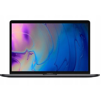 Лаптоп Apple MacBook Pro 15(Z0V20007W/BG(сив), шестядрен Coffee Lake Intel Core i7-8750H 2.2/4.1GHz, 15.4" (39.11 cm) WQXGA Retina дисплей & Radeon Pro 555X 4GB(USB C), 16GB, 256GB SSD, сензорен бар, BG клавиатура, MacOS High Sierra, 1.83kg | JAR Computers Apple MacBook Pro 15 Space Grey Z0V0000B5/BG