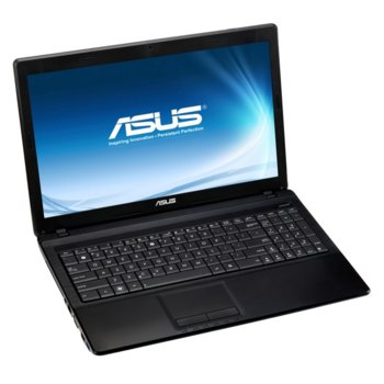 Лаптоп 15.6" (39.62 cm) Asus X54HY-SX076D, двуядрен Pentium® B950 2.1GHz, HD LED Display & AMD HD 6470M 1GB (HDMI), 4GB, 500GB, DVDRW, 802.11n, Lan1000, camera, 2.60kg, Free DOS, 2г. гаранция | JAR Computers 15.6" (39.62 cm) Asus X54HY-SX076D