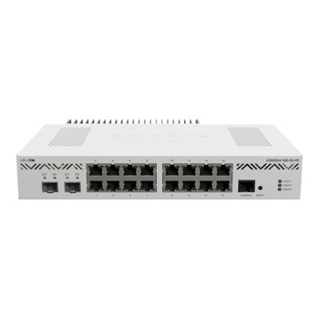Суич Mikrotik CCR2004-16G-2S+PC, 16 порта, 1000Mbps, 16х 10/100/1000, 2х SFP+ порта | JAR Computers Mikrotik CCR2004-16G-2S+PC