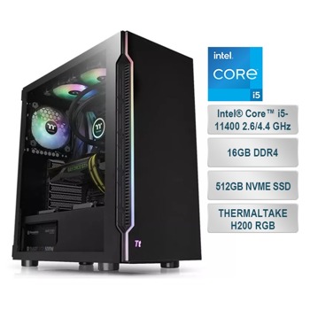 Настолен компютър PC "Ranger Beta", шестядрен Intel Core i5-11400 2.6/4.4 GHz, 16GB DDR4, 512GB NVME SSD, 2x USB 3.0, Free DOS | JAR Computers Ranger Beta