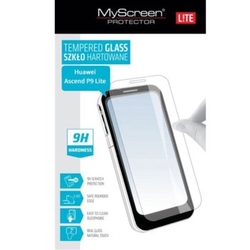 Протектор от закалено стъкло /Tempered Glass/ MyScreen Protection Lite Glass, за Huawei P9 Lite | JAR Computers MyScreen Protection Lite Glass за Huawei P9 Lite
