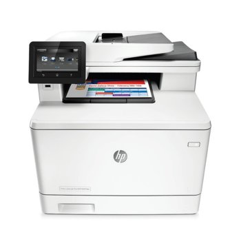 Мултифункционално лазерно устройство HP LaserJet Pro M377dw, цветен, принтер/копир/скенер, 38400 x 600 dpi, 24стр/мин, USB, Wi-Fi, LAN, A4 | JAR Computers HP LaserJet Pro MFP M377dw (M5H23A)