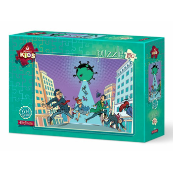 Детски пъзел Art Puzzle Вирусът атакува, 150 части | JAR Computers Детски пъзел Art Puzzle Вирусът атакува 150 части