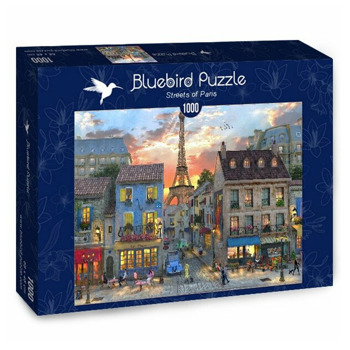 Пъзел Bluebird Puzzle Улиците на Париж, 1000 части | JAR Computers Пъзел Bluebird 1000 части - Улиците на Париж