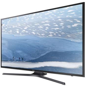 Телевизор Samsung UE55KU6072 с подарък клавиатура Logitech Wireless Touch K400 Plus, 55" (139.7 cm), UHD flat Smart TV, T2/C/S2, LAN, Wi-Fi, 3x HDMI, 2x USB | JAR Computers Samsung UE55KU6072 + Logitech K400 Plus