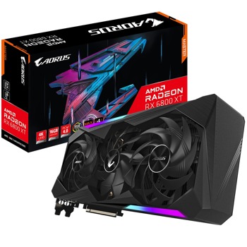 Видео карта AMD Radeon RX 6800 XT, 16GB, Gigabyte AORUS MASTER (GV-R68XTAORUS M-16GD), PCI-E 4.0, GDDR6, 256-bit, DisplayPort, HDMI | JAR Computers Gigabyte GV-R68XTAORUS M-16GD