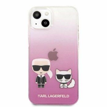 Karl and Choupette за iPhone 13 розов