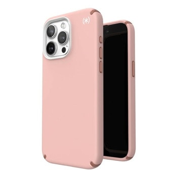 Калъф за Apple iPhone 15 Pro Max, хибриден (термополиуретан и поликарбонат), Speck Presidio 2 Pro Case (150484-3213), удароустойчив, розов | JAR Computers Калъф за Apple iPhone 15 Pro Max Speck 150484-3213