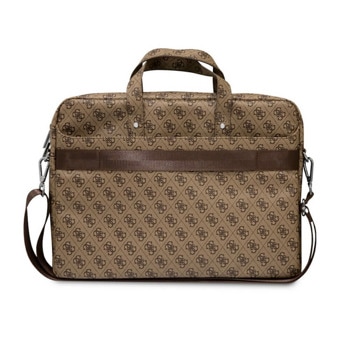 Guess 4G PU Triangle Logo Laptop Bag