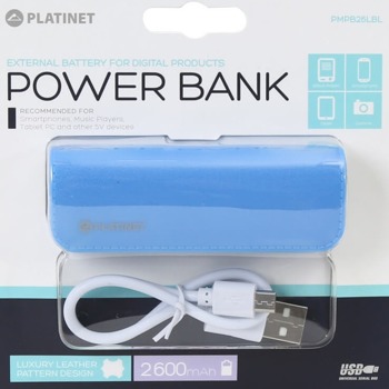 Platinet Power Bank Leather PMPB26LBL