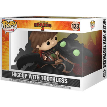 funko pop! rides: hiccup with toothless
