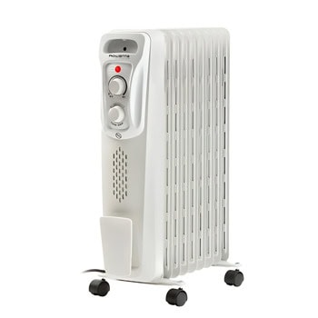 Mаслен радиатор Rowenta BU2620F0, 2000W, 3 степени на мощност, двойна защита, сив | JAR Computers Rowenta BU2620F0