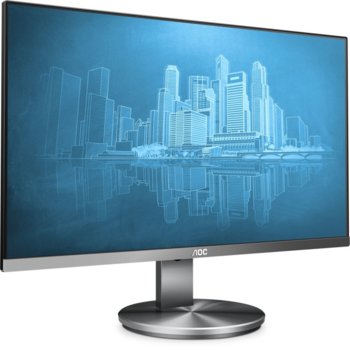 Монитор AOC I2490VXQ/BT, 23.8" (60.45 cm), IPS панел, Full HD, 4ms, 100000000 :1, 250 cd/m2, DisplayPort, HDMI, VGA | JAR Computers Монитор AOC I2490VXQ/BT