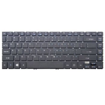 Клавиатура за лаптоп Acer, съвместима със серия Aspire V5-473G, черна, без рамка, US/UK | JAR Computers Клавиатура за Acer Aspire V5-473G US/UK