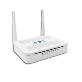 Рутер Repotec RP-WR5822, 1200Mbps, 2.4GHz(300 Mbps)/5GHz(866 Mbps), Wireless AC, 4x LAN 1000, 1x WAN 1000, 2x външни антени | JAR Computers Repotec RP-WR5822 Wireless AC Dual-Band