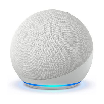 Смарт колонка Amazon Echo Dot 5, управление с гласов асистент, Wi-Fi, Bluetooth, 3.5mm аудио жак, 3W, бяла | JAR Computers Смарт колонка Amazon Echo Dot 5 White