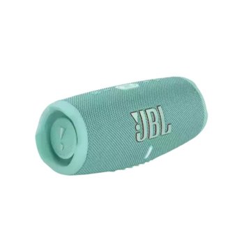 Тонколона JBL Charge 5 Teal, 2.0, 30W RMS, безжична, Bluetooth 5.1, USB Type C, синьо-зелена, до 20 часа време на работа, водоустойчива | JAR Computers JBL Charge 5 TEALJBLCHARGE5TEAL
