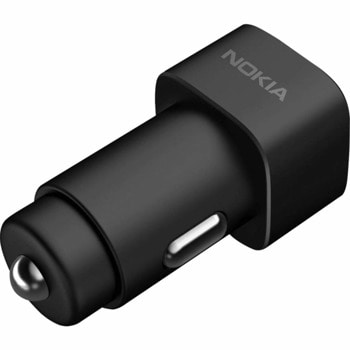 Зарядно устройство Nokia DC-301, от автомобилна запалка към 2x USB type A(ж), 5V-3.4A, черно | JAR Computers NOKIA MOBILE CHARGER 2XUSB