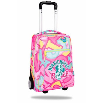 Ученическа раница на колела Coolpack - Compact - Minnie Mouse, едно основно голямо отделение, разтегателна двустепенна дръжка, подсилено дъно, розова | JAR Computers Coolpack - Compact - Minnie Mouse