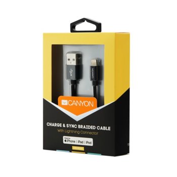 Canyon Lightning-USB A Black CNS-MFIC3B