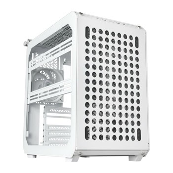 Кутия CoolerMaster QUBE 500 Flatpack, EATX/ATX/microATX/Mini-ITX, 2x USB 3.2 Gen 1 Type-A, 1x USB 3.2 Gen 2x2 Type-C, 1x 120mm вентилатор, с прозорец, бяла, без захранване | JAR Computers CoolerMaster QUBE 500 Flatpack White Q500-WGNN-S00