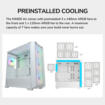 Cougar MX600 Air White CGR-2SC9W-RGB