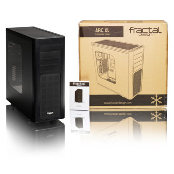 ATX, Fractal Design ARC XL, 2xUSB3.0, черна с прозорец, без захранване | JAR Computers Fractal Design ARC XL