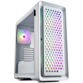 Кутия Fortron CUT593, ATX/mATX/Mini-ITX, 2x USB 3.0, 4x ARGB вентилатора, с прозорец, бяла, без захранване | JAR Computers FSP CUT593 White POC0000205