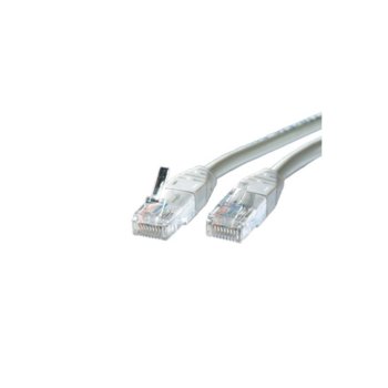 Пач кабел, Roline, UTP, Cat.5e, AWG 24, 5m, сив | JAR Computers Roline UTP Cat.5e AWG 24 5m 21.15.0505