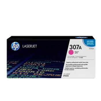 КАСЕТА ЗА HP COLOR LASER JET CP5225/CP5225n/CP5225dn Print Cartridge 307A - Magenta - P№ CE743A - заб.: 7300k | JAR Computers КАСЕТА ЗА HP COLOR LASER JET CP5225/CP5225n