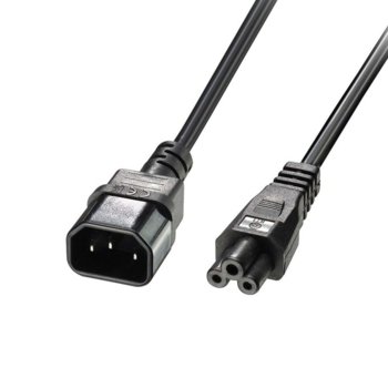 LINDY Захранващ кабел IEC C14 към IEC C5 1m 30340