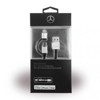 Mercedes-Benz MFI USB A(м) to Lighting/USB Micro B