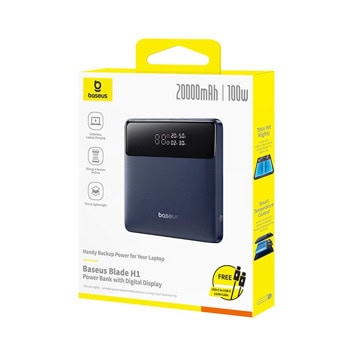 baseus blade h1 power bank 20000mah черен | JAR Computers baseus blade h1 power bank 20000mah черен