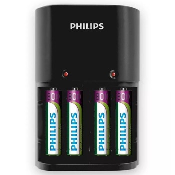 Зарядно устройствo Philips SCB1450NB/12, за батерии 4 x AAA, 800 mA, 220/240V, с включени батерии 4 x AAA 800mA image