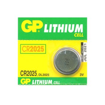 Батерия литиева GP CR2025, 3V, 1бр. image