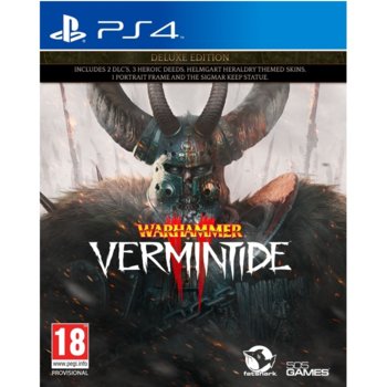 Игра за конзола Warhammer: Vermintide 2 - Deluxe Edition, за PS4 | JAR Computers Warhammer: Vermintide 2 - Deluxe Edition PS4
