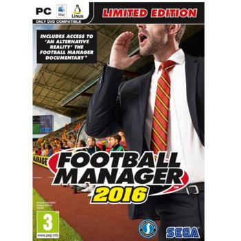 Игра Football Manager 2016 - Limited Edition, за PC | JAR Computers Football Manager 2016 - Limited Edition